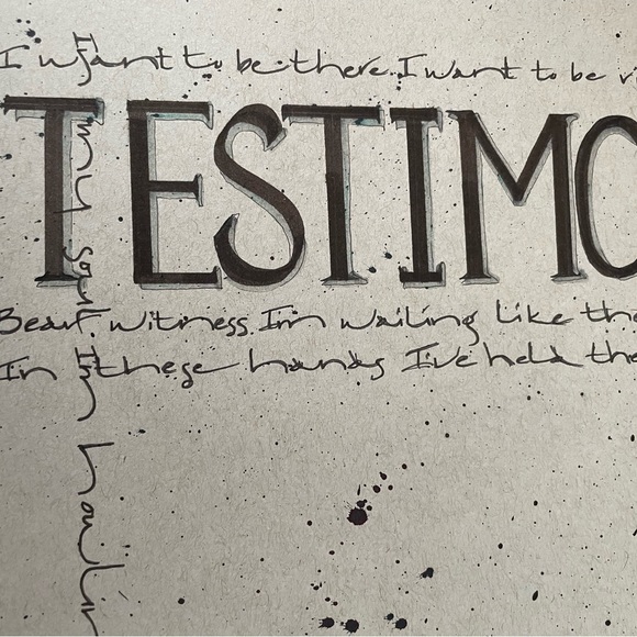 🇨🇦Robbie Robertson “Testimony” artwork - Picture 2 of 4